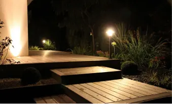 Éclairage de jardin